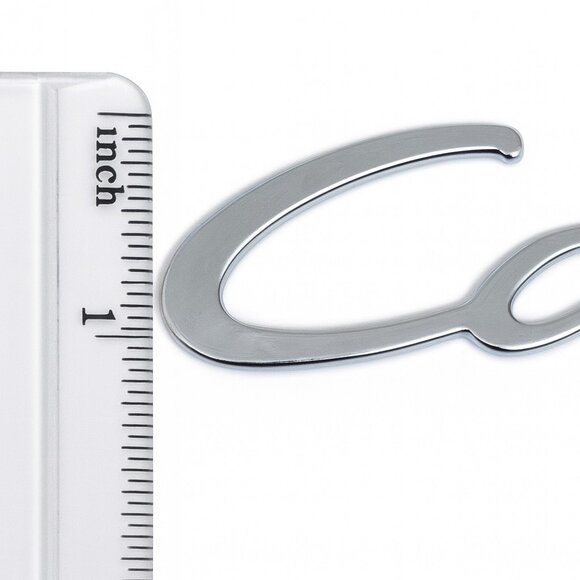 Porsche Cayman 718 Chrome Emblem Badge (2014–2024) - Picture 3 of 3